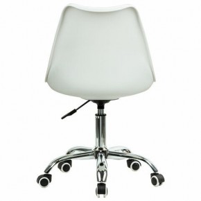 Кресло стул BRABIX "Eames MG-310 CH", хром, пластик белый, ткань серая, 532924 в Ялуторовске - yalutorovsk.mebel24.online | фото 4