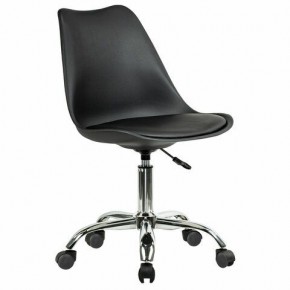 Кресло стул BRABIX "Eames MG-310 CH", хром, пластик черный, экокожа черная, 532925 в Ялуторовске - yalutorovsk.mebel24.online | фото 2