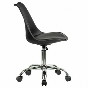 Кресло стул BRABIX "Eames MG-310 CH", хром, пластик черный, экокожа черная, 532925 в Ялуторовске - yalutorovsk.mebel24.online | фото 3