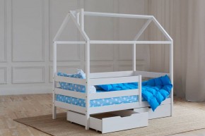 Кровать-домик 80*160 Белый в Ялуторовске - yalutorovsk.mebel24.online | фото 3