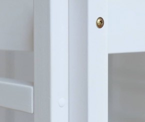 Кровать-домик двухъярусная 80*160 Белый в Ялуторовске - yalutorovsk.mebel24.online | фото 3