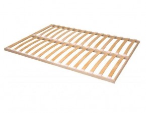 Кровать двойная №2 (универсальная 1.6х2.0) Серия 2 + основание (Белый/Серый ткань/Квадро Серый ткань) в Ялуторовске - yalutorovsk.mebel24.online | фото 3