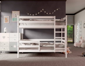 Кровать двухъярусная без крыши 80*160 Белый в Ялуторовске - yalutorovsk.mebel24.online | фото 2