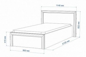 Кровать односпальная Нобиле Кр-90 в Ялуторовске - yalutorovsk.mebel24.online | фото 2