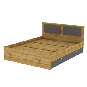 Кровать Ольга L45 (1200) 2 ящика (ДВ-Графит) в Ялуторовске - yalutorovsk.mebel24.online | фото