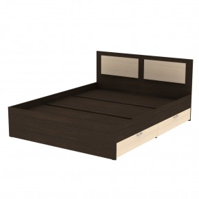 Кровать Ольга L45 (1200) 2 ящика (Венге-ДМ) в Ялуторовске - yalutorovsk.mebel24.online | фото