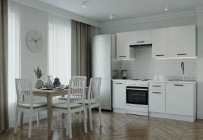 Кухонный гарнитур Белый Глянец 2000 (Стол. 38мм) в Ялуторовске - yalutorovsk.mebel24.online | фото