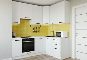 Кухонный гарнитур Белый Глянец 2200*1600 h950 (Стол. 38мм) в Ялуторовске - yalutorovsk.mebel24.online | фото