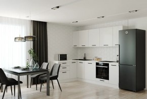 Кухонный гарнитур Белый Глянец 2600*1600 (Стол. 38мм) в Ялуторовске - yalutorovsk.mebel24.online | фото