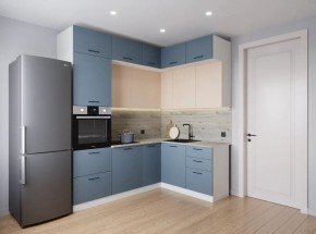 Кухонный гарнитур Фьюжн 2200*1700 (Стол. 38мм) в Ялуторовске - yalutorovsk.mebel24.online | фото