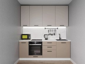 Кухонный гарнитур Каппучино 2200 h950 (Стол. 38мм) в Ялуторовске - yalutorovsk.mebel24.online | фото