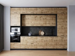 Кухонный гарнитур Крафт 3400 (Стол. 26мм) в Ялуторовске - yalutorovsk.mebel24.online | фото