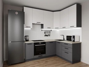 Кухонный гарнитур Меренга 2200*1600 h950 (Стол. 38мм) в Ялуторовске - yalutorovsk.mebel24.online | фото 1
