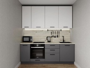 Кухонный гарнитур Меренга 2200 h950 (Стол. 38мм) в Ялуторовске - yalutorovsk.mebel24.online | фото 1