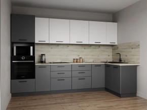 Кухонный гарнитур Меренга 3200*1400 (Стол. 26 мм) в Ялуторовске - yalutorovsk.mebel24.online | фото 1