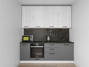 Кухонный гарнитур Санторини 2200 h 950 (Стол. 26мм) в Ялуторовске - yalutorovsk.mebel24.online | фото 1