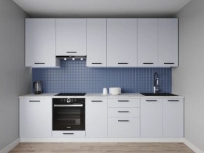 Кухонный гарнитур Смоки 2400 h950 (Стол. 26мм) в Ялуторовске - yalutorovsk.mebel24.online | фото 1