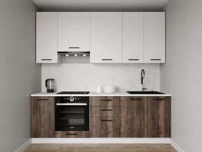 Кухонный гарнитур Старое Дерево 2400 h950 (Стол. 38мм) в Ялуторовске - yalutorovsk.mebel24.online | фото