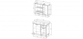 Кухонный гарнитур Виола 1000 (Стол. 38мм) в Ялуторовске - yalutorovsk.mebel24.online | фото 3