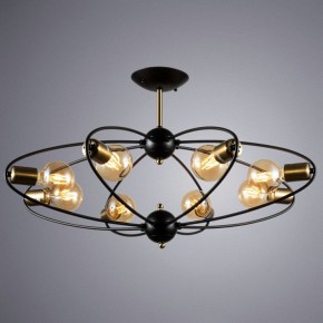 Люстра на штанге Arte Lamp Glasgow A1963PL-8BK в Ялуторовске - yalutorovsk.mebel24.online | фото 2