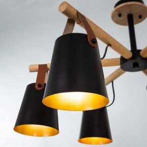 Люстра на штанге Arte Lamp Thomas A7032PL-6BK в Ялуторовске - yalutorovsk.mebel24.online | фото 3