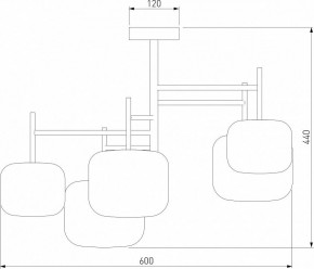 Люстра на штанге Eurosvet Jar 70128/5 хром в Ялуторовске - yalutorovsk.mebel24.online | фото 4