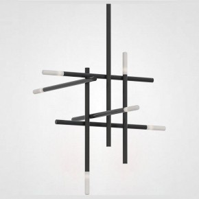 Люстра на штанге Imperiumloft Traverse Black TRAVERSE01 в Ялуторовске - yalutorovsk.mebel24.online | фото