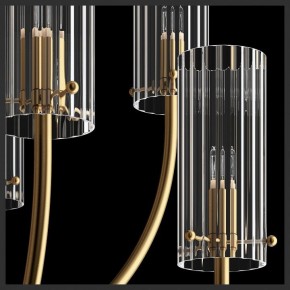 Люстра на штанге Maytoni Arco MOD223PL-08BS в Ялуторовске - yalutorovsk.mebel24.online | фото 5