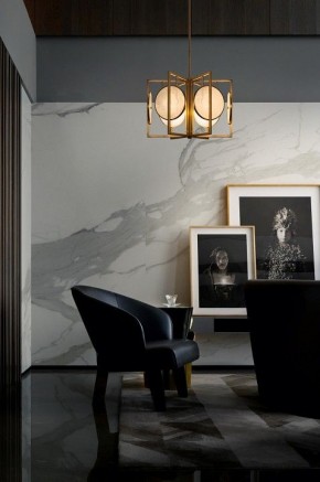 Люстра на штанге Maytoni Marmo MOD099PL-06G в Ялуторовске - yalutorovsk.mebel24.online | фото 3