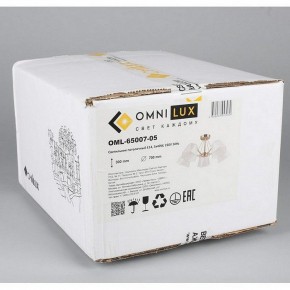 Люстра на штанге Omnilux Rapallo OML-65007-05 в Ялуторовске - yalutorovsk.mebel24.online | фото 5