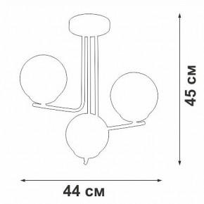 Люстра на штанге Vitaluce V49420 V49420-8/3PL в Ялуторовске - yalutorovsk.mebel24.online | фото 2