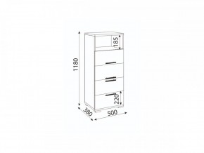 Мармарис (гостиная) М10 Комод малый в Ялуторовске - yalutorovsk.mebel24.online | фото 2