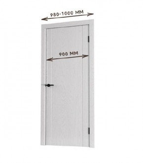 Межкомнатная дверь Bolivar Роялвуд белый (комплект) 900 в Ялуторовске - yalutorovsk.mebel24.online | фото