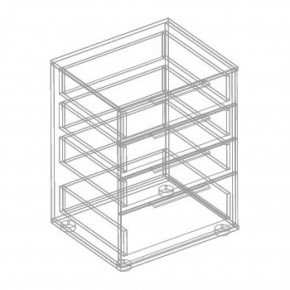 МОНИКА Комод с 4 ящиками в Ялуторовске - yalutorovsk.mebel24.online | фото 3
