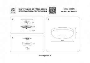 Накладной светильник Lightstar Celesta 809316 в Ялуторовске - yalutorovsk.mebel24.online | фото 4