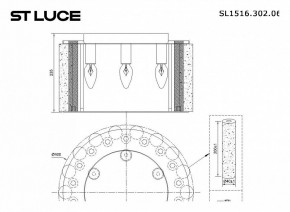 Накладной светильник ST-Luce Delight SL1516.302.06 в Ялуторовске - yalutorovsk.mebel24.online | фото 3
