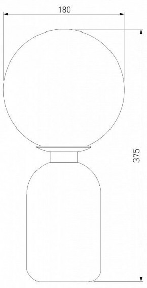 Настольная лампа декоративная Eurosvet Bubble 01197/1 белый в Ялуторовске - yalutorovsk.mebel24.online | фото 2