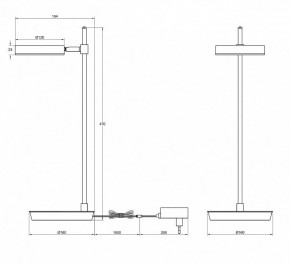 Настольная лампа декоративная Maytoni Fad MOD070TL-L8W3K в Ялуторовске - yalutorovsk.mebel24.online | фото 3