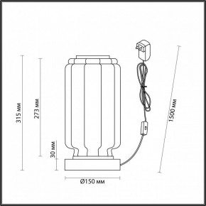 Настольная лампа декоративная Odeon Light Jam 5408/10TL в Ялуторовске - yalutorovsk.mebel24.online | фото 4