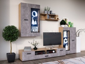 Нэнси New Полка навесная (ЛДСП) Сонома в Ялуторовске - yalutorovsk.mebel24.online | фото 2