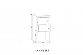 НИКОЛЬ 25 Шкаф 5-ти створчатый в Ялуторовске - yalutorovsk.mebel24.online | фото 7