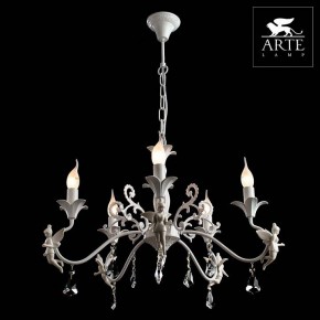 Подвесная люстра Arte Lamp Angelina A5349LM-5WH в Ялуторовске - yalutorovsk.mebel24.online | фото 4