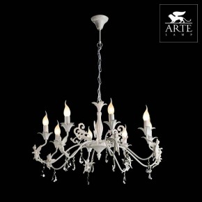 Подвесная люстра Arte Lamp Angelina A5349LM-8WH в Ялуторовске - yalutorovsk.mebel24.online | фото 2