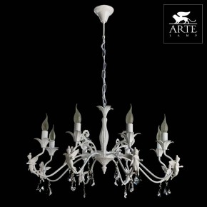 Подвесная люстра Arte Lamp Angelina A5349LM-8WH в Ялуторовске - yalutorovsk.mebel24.online | фото 4