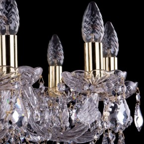 Подвесная люстра Bohemia Ivele Crystal 1402 1402/10/240/G/Leafs в Ялуторовске - yalutorovsk.mebel24.online | фото 2