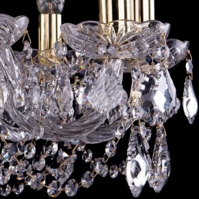 Подвесная люстра Bohemia Ivele Crystal 1402 1402/10/240/G/Leafs в Ялуторовске - yalutorovsk.mebel24.online | фото 3