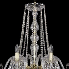 Подвесная люстра Bohemia Ivele Crystal 1402 1402/10/360/G в Ялуторовске - yalutorovsk.mebel24.online | фото 4
