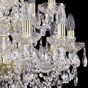 Подвесная люстра Bohemia Ivele Crystal 1402 1402/10+5/195/2d/G в Ялуторовске - yalutorovsk.mebel24.online | фото 2