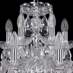 Подвесная люстра Bohemia Ivele Crystal 1402 1402/12+6/240/Ni в Ялуторовске - yalutorovsk.mebel24.online | фото 4