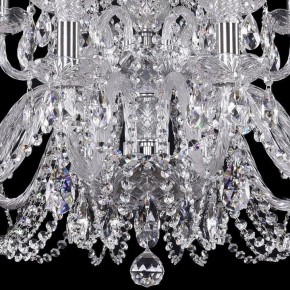Подвесная люстра Bohemia Ivele Crystal 1402 1402/12+6/300/2d/Ni в Ялуторовске - yalutorovsk.mebel24.online | фото 3